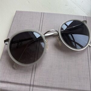 Round Silver Sunglasses